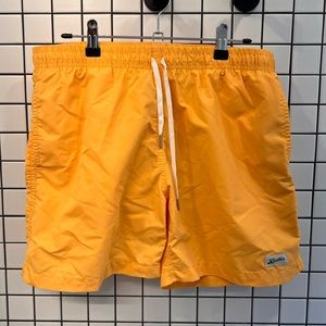 Bather Solid Yellow Swim Trunk - Size Medium (EUC)